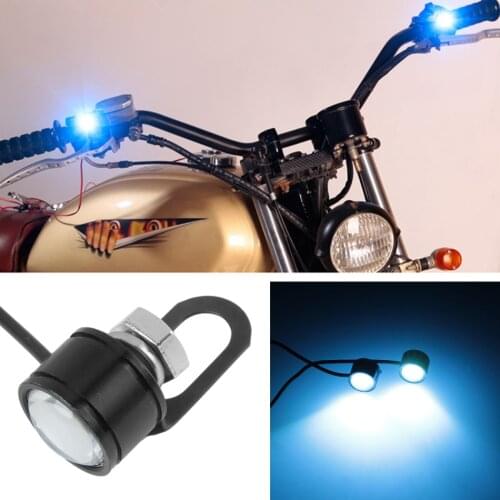 2pcs/pair 12v Motorcycle Led Strobe Lights Motorcycle Eagle Eye Flash light Warning Brake Light Lamp Spotlight Moto Parts New