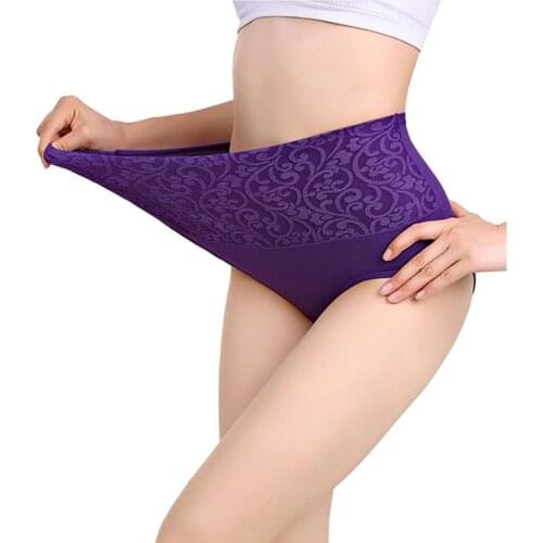 Panties Women Sexy Underwear Cotton Briefs Female Seamless Breathable Comfortable Panties Underwears High Waist Plus Size