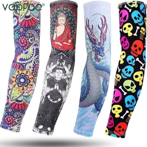Ice Fabric Cycling Arm Warmers Basketball Sleeve Running Arm Sleeves Bicycle Arm warmers Camping Summer Sports Safety