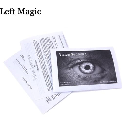 Vision Super By Pieras Fitikides (Close Up Magic Version) - Mentalism Magic Trick Illusions Stage Magic Props Fun Accessories