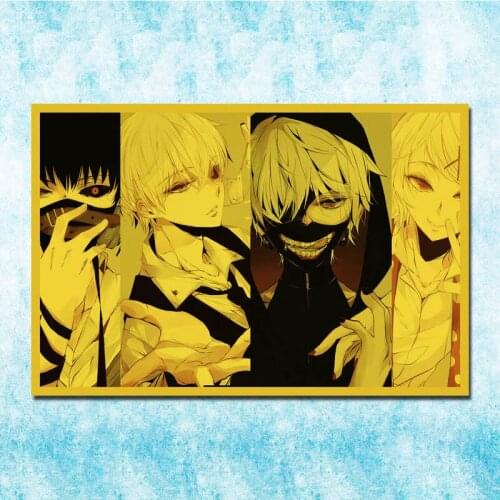 Japanese Anime Tokyo Ghoul Art Silk Poster Canvas Retro Print For Home Room Decor-042