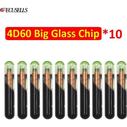 10Pcs/Lot 4D60 Big Glass Chip 4D ID60 Glass Transponder Chip For Ford Connect Fiesta Focus Ka Mondeo Aftermarket