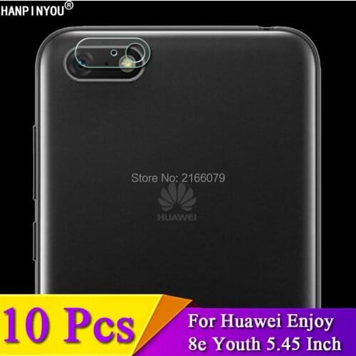 10 Pcs/Lot For Huawei Enjoy 8e Youth 5.45" Rear Camera Lens Protective Protector Cover Soft Tempered Glass Film Guard