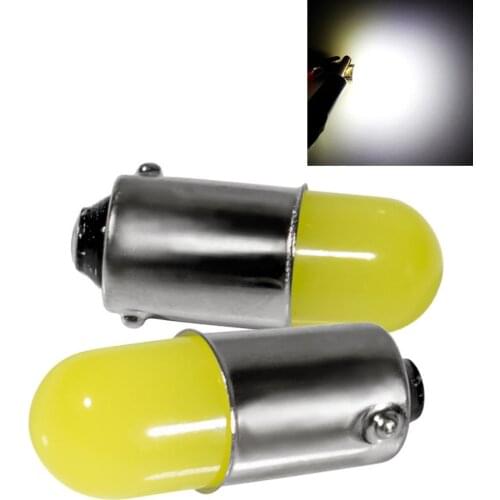 10PCS Heat durable T11 363 BA9S COB 30MA Round 3D Led T4W 1 SMD Car LED Lights Bulb Wedge Side Light Lamp Bulb 12V