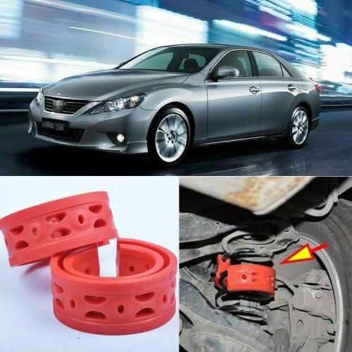 2pcs Rear Air Suspension Shock Bumper Spring Coil Cushion Buffer For Toyota Reiz