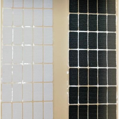 50Pairs Self Adhesive Fastener Tape Hook Loop Disks Magic Round Double Side Sticker Nylon Table Chair Feet With Glue 20*28mm