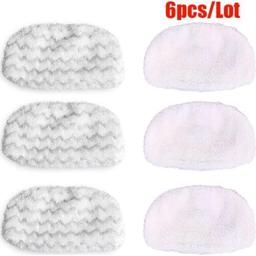 6pcs/Lot Parts Steam Mop Pad For Bissell Symphony 1252 1132 Series Hard Floor Vacuum Cleaning Cloth Cleaning Pads Replacements