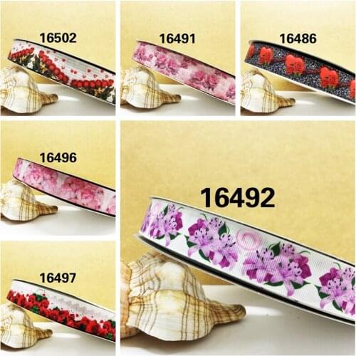 Free shipping 50 yard cartoon printed grosgrain ribbon 16905