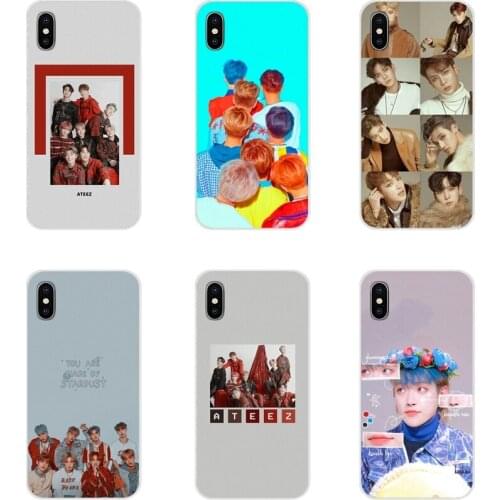 ATEEZ HongJoong SeongHWA Accessories Phone Shell Covers For Xiaomi Redmi Note 3 4 5 6 7 8 Pro Mi Max Mix 2 3 2S Pocophone F1