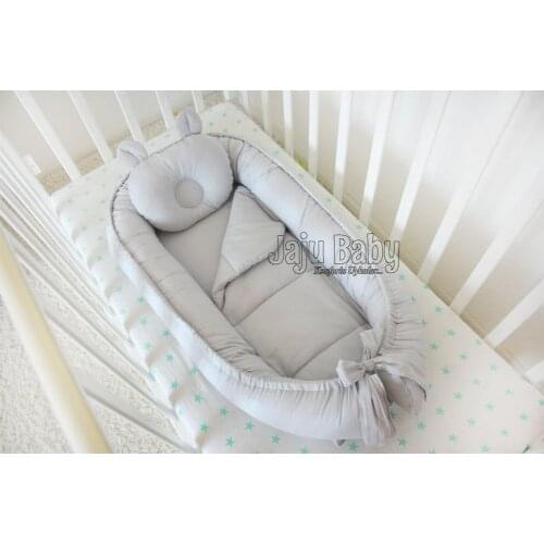 Jaju Baby Plain Gray Color Special Design babynest Baby Nest