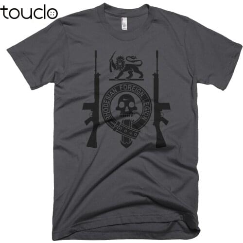 Men Summer Round Neck MenS Summer Famous Clothing Rhodesian Foreign Legion Fn Fal Tops Tees Clothing T Shirt