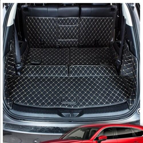 Good quality! Special car trunk mats for Mazda CX-8 7 6 seats 2021-2018 durable boot carpets cargo liner mats for CX8 2020