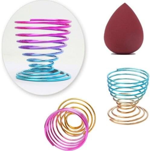 1set Beauty Makeup Sponge Drying Holder Rack Display Cosmetic Puff Holder For Foundation Concealer Baking Powder