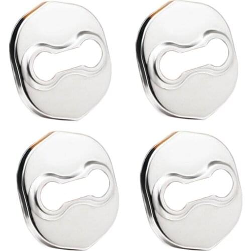 Car Door Lock Cover Stainless Steel For KIA Sportage R 2010-16/Cadenza 2011-15/Sportage 2016-17 Buckle Caps Protector Case Trim