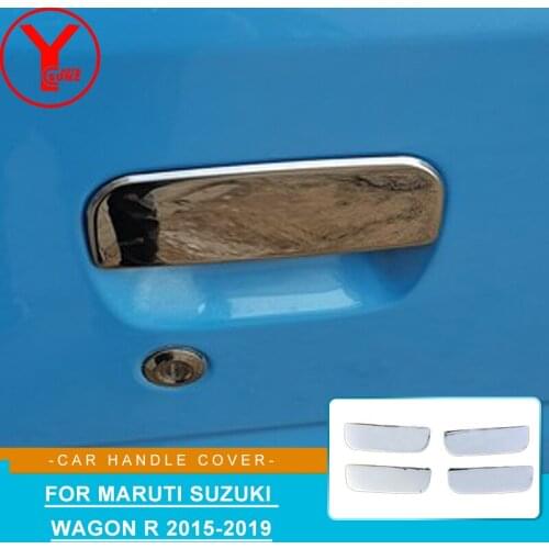 Door Handle Cover Car Side Hand Cup Protector For Suzuki Maruti Wagon R 2015 2016 2017 2018 2019 Car Accessories YCSUNZ