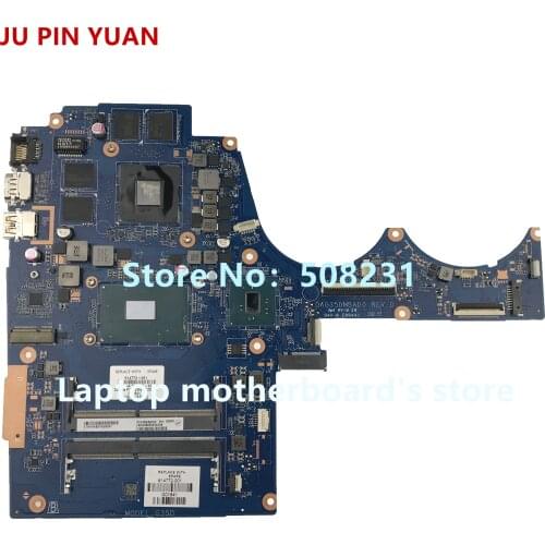 JU PIN YUAN 914772-601 914772-001 for OMEN by HP Laptop 15-AX Laptop motherboard DAG35DMBAD0 GTX1050 4GB i7-7700HQ fully Tested