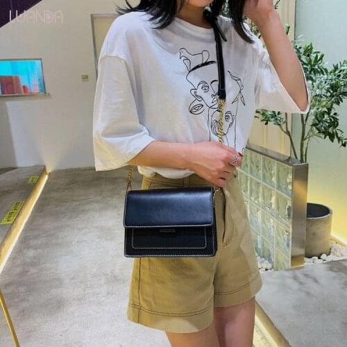 NEW 2020 messenger female small famous brand fashion shoulder flap Chain women high quality Girl Designer lady bags for women