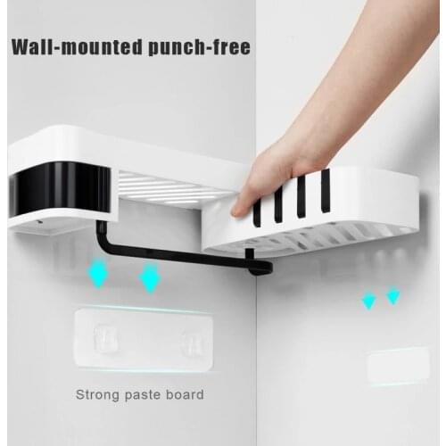ONEUP Corner Shower Shelf Bathroom Shampoo Shower Shelf Holder Kitchen Storage Rack Organizer Wall Mounted Bathroom Accessories