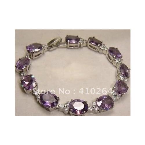 Wholesale_jewelry_wig$ free shipping Jewellery r Zirconia crystal Link Bracelet J#00269