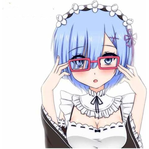 Personality Creative Girl Car Stickers Motorcycle Decals Waterproof Sunscreen PVC 13cm X 9.5cm