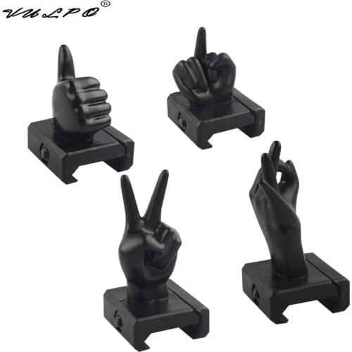 VULPO New Style Finger Thumb Sight Airsoft Plastic Sight For 20mm Rail Mount