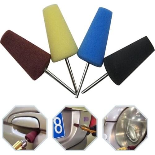 Car Polishing Wheel Car Handle Polishing Sponge Cone Metal Foam Pad Car Repair Car Cleaning Tool Polishing Pads Mop