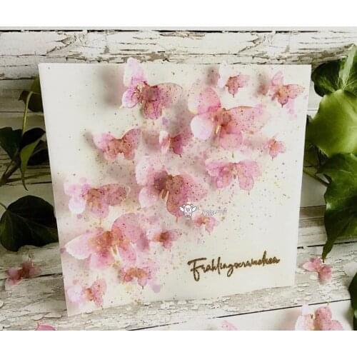 Mmao Crafts Metal Steel Cutting Dies New 5Pcs Butterfly decoration Stencil For DIY Scrapbooking Paper/photo Cards Embossing Dies