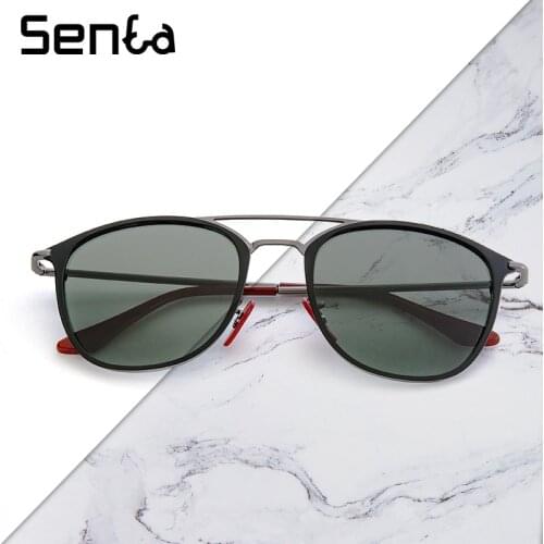 Polarized UV400 vintage metal quality women shades sunglasses man luxury brand 2021 steampunk fashion American style designer