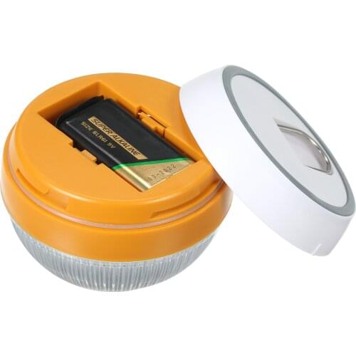 LED Strobe Light Amber Warning Light with Magnet Adsorption Wide Angle Illumination Flashlight for Emergency Outdoor Car Camping