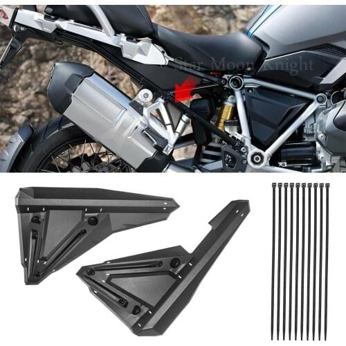 Rear Wheel Mudsling Inner Fender Mudguard Extension Splash Guard pillion footrest holder For BMW R1200GS R1250GS LC Adventure
