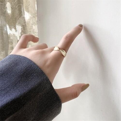 Contracted temperament restoring ancient ways ring female matte texture. The index finger ring. Personality joint ring tail ring