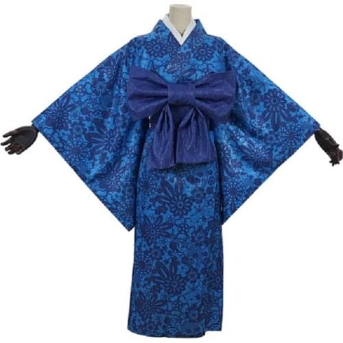 Anime Demon Slayer kimetsu no yaiba Tanjirou Zenitsu Inosuke Cosplay Costumes Japanese Kimono for Women