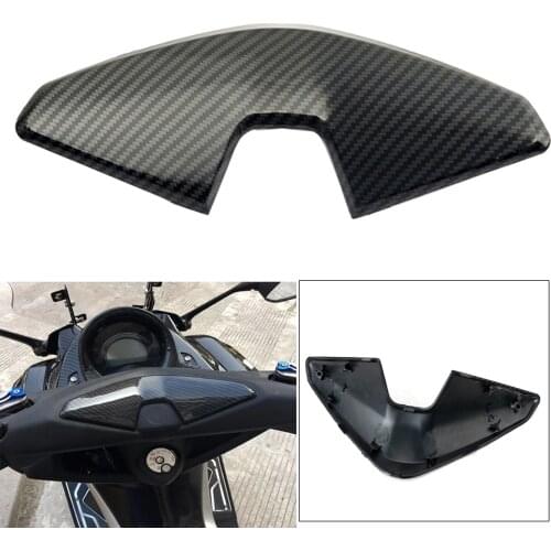 Carbon Fiber Front Head Protective Cover Decorative Frame Shell Guard Fairing For YAMAHA NMAX155 NMAX 155 2016 2017 2018 2019
