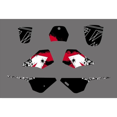 034 Motorcycle New Style TEAM GRAPHICS & BACKGROUNDS DECAL STICKER Kit For Yamaha PW 80 PW80 All Years Personality