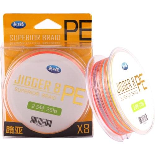 100m PE Fishing Line 0.8#-2.5# Sea Fishing Thread Pesca Gear Mar Rock Fishing Line for Black Pit Fish Mar 2pcs