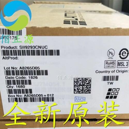 100% Original In Stock New SII9293CNUC SIL9293CNUC QFN-72