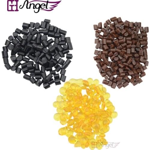 2KG keratin glue granule/beads/grain for hot pot, pre-bonded/hair extension, FUSION glue 3 colors optional