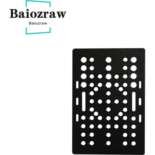 3D Printer Aluminum Plate T3x88x127 Special Slide Aluminium Profile V-Slot Gantry Plate(20-80mm)