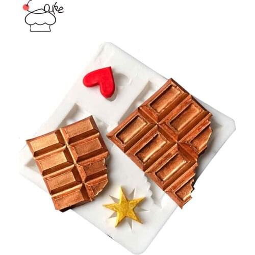 Aouke Chocolate Cookies Fondant Cupcake Decorating Molds Cake Silicone Mold Sugarpaste Candy Chocolate Gumpaste Clay Mould