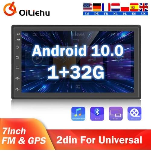OiLiehu 2 Din Android Car Radio Multimedia Player GPS Autoradio Stereo Receiver For Volkswagen Nissan Hyundai Kia Toyota LADA