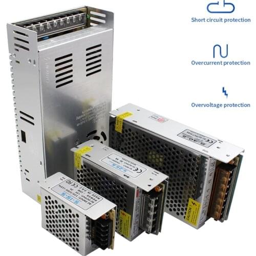 12V Power Supply AC 220V to DC 12V 1A 2A 3A 5A 8.5A 10A 15A 20A 25A Power Supply Adapter 220V To 12 V Volt For Led Strip Lamp