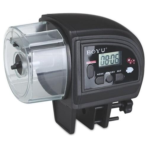BOYU 1 piece ZW-66 ZW-82 household fish tank automatic feeder aquarium high capacity intelligent timer fish food feeder