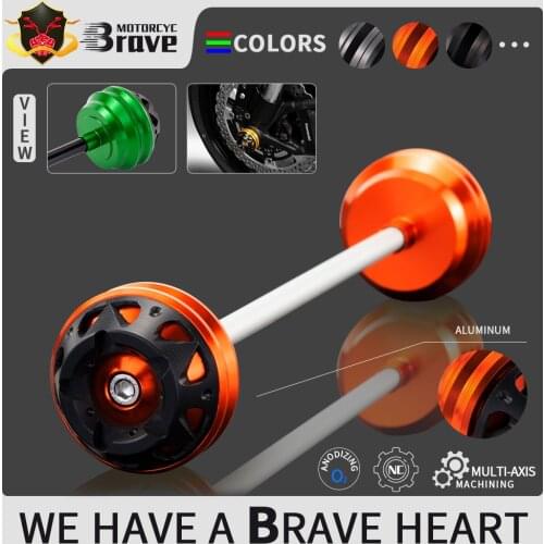 For KAWASAKI Z800 Z900 Z1000 Z1000SX Ninja 1000 2019 2020 Motorcycle Crash Slider Pad Front Axle Fork Wheel Protector