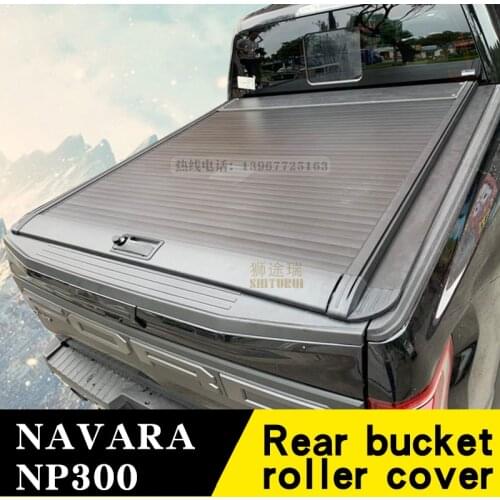 For Nissan NP300 NAVARA Pickup (D23) [2015-today] pickup modified manual roller blinds Crew Cab rear cover sliding flat cover