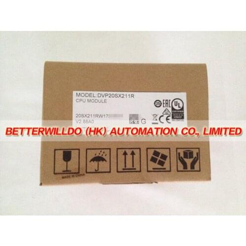 DVP20SX211R NEW IN BOX PLC 24VDC 8(4AI) 6(2AO) relay output Analog 1 Year Warranty