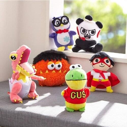 18cm Plush Toy Cartoon Ryan Toys Soft Animals Panda Animals Panda Doll Toy Birthday Gift For Kids