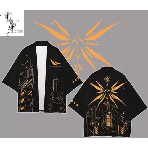 GAME Honkai Impact 3 3D Printing Japanese Kimono Haori Yukata Cosplay Women/Men Summer Casual Cool Short Sleeve Streetwear