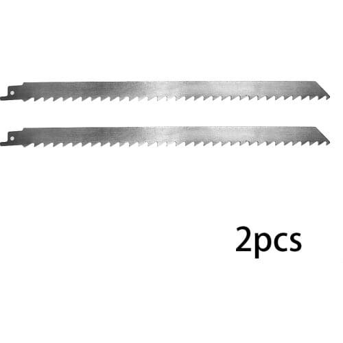 2Pcs 300mm Meat Bone Ice Cutting Stainless steel Reciprocating Saw Blades Power Meat Cutter, Meat Saws, Saw For Bone Meat