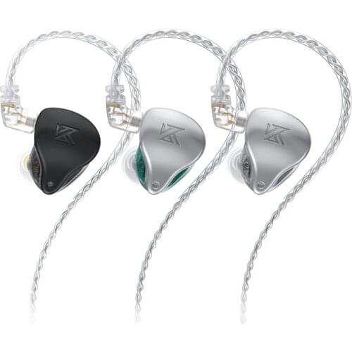KZ AST Headset 24 BA Units HIFI Bass In Ear Monitor balanced armature Earphones Noise Cancelling Earbuds Sport