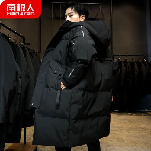 New Over The Knee Style Overcomes Thickened Mid Length Mens Down Jacket Winter